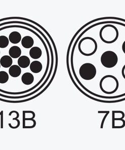 Adaptor 12V 13b 7b 7b 13b scurt lung 2
