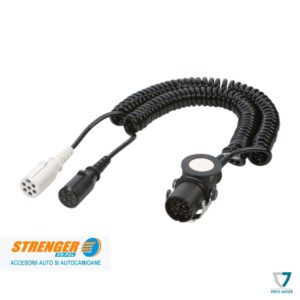 Adaptor Cablu electric Spiralat 15poli Euro 6