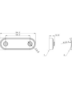Lampa gabarit FT 073 LED DARK 7