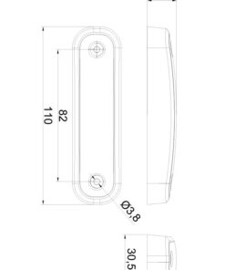 Alternative view of Lampa gabarit cu Led FT 45