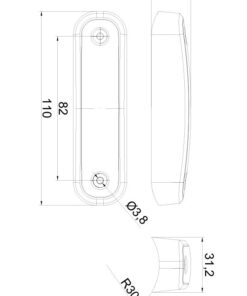 Lampa gabarit cu Led FT 45 2