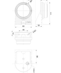 Lampa gabarit cu Led FT 60 2