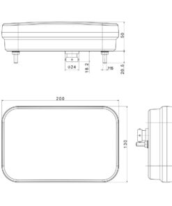 Alternative view of Lampa semnalizare spate FT-270 LED