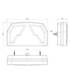 Lampa semnalizare spate FT 371 LED 7
