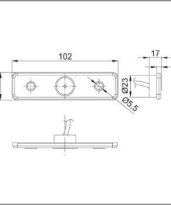 Lampi gabarit cu Led FT 004 Fristom 2