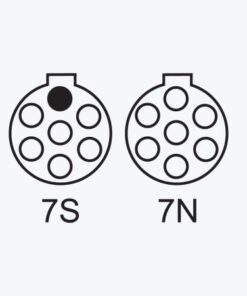 Priza electrica 24V 7b plastic S 1