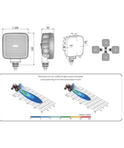 Proiector de lucru LED CRK2 3