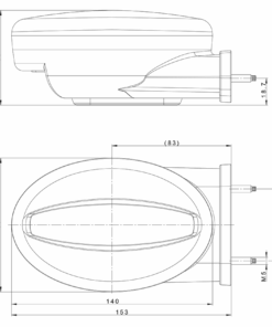 desen tehnic 3 lampa semnalizare spate LED FT 355