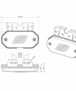 desen tehnic1 lampa gabarit LED FT 078