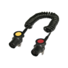 Cablu adaptor electric spirala 15b/13b -24V L=4,5m
