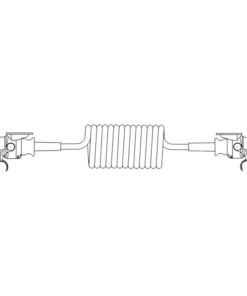 Alternative view of Cablu electric spiralat cu 13 pini / 24V ADR