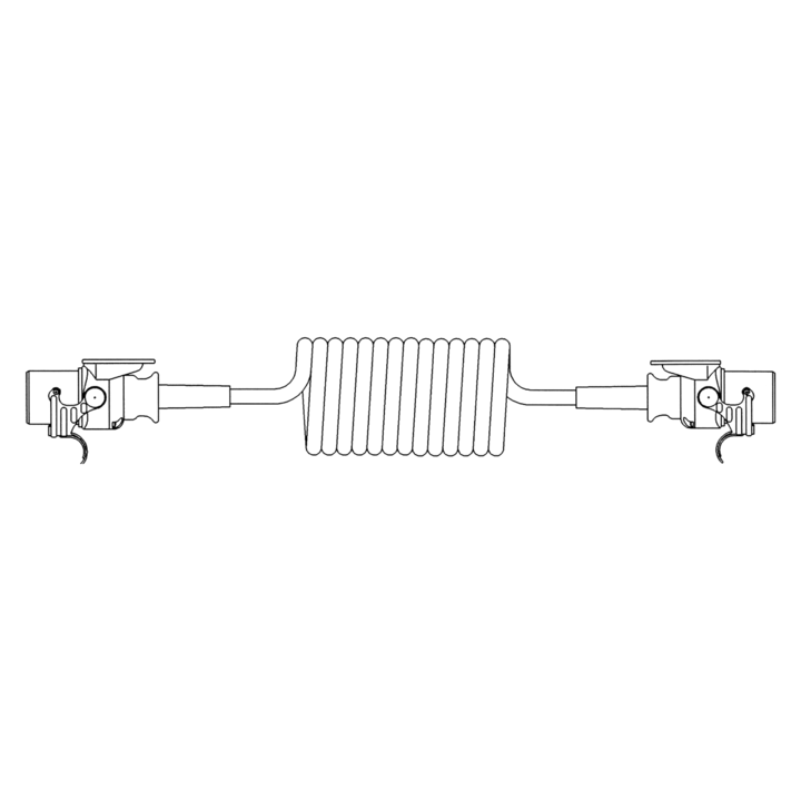 Cablu electric spiralat cu 13 pini / 24V ADR 2 Cablu electric spiralat cu 13 pini / 24V ADR - imagine 2